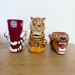 Vintage 1998 RINGLING BROS BARNUM AND BAILEYS CIRCUS Collectors Mug Set of 3